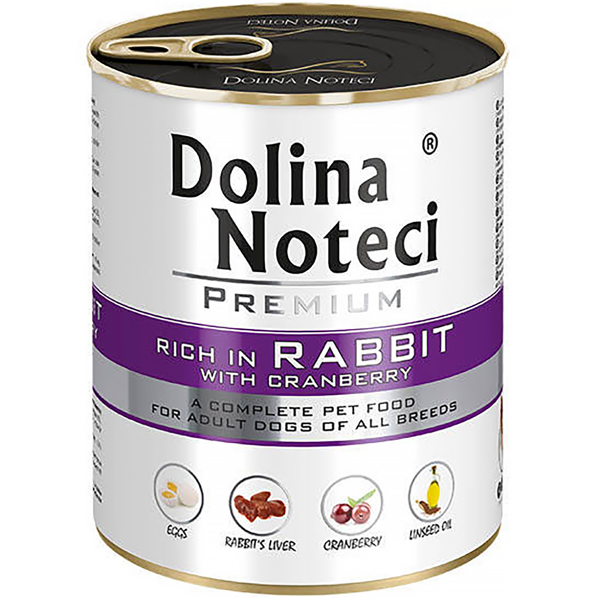 Mokra karma Dolina Noteci z królikiem 800 g
