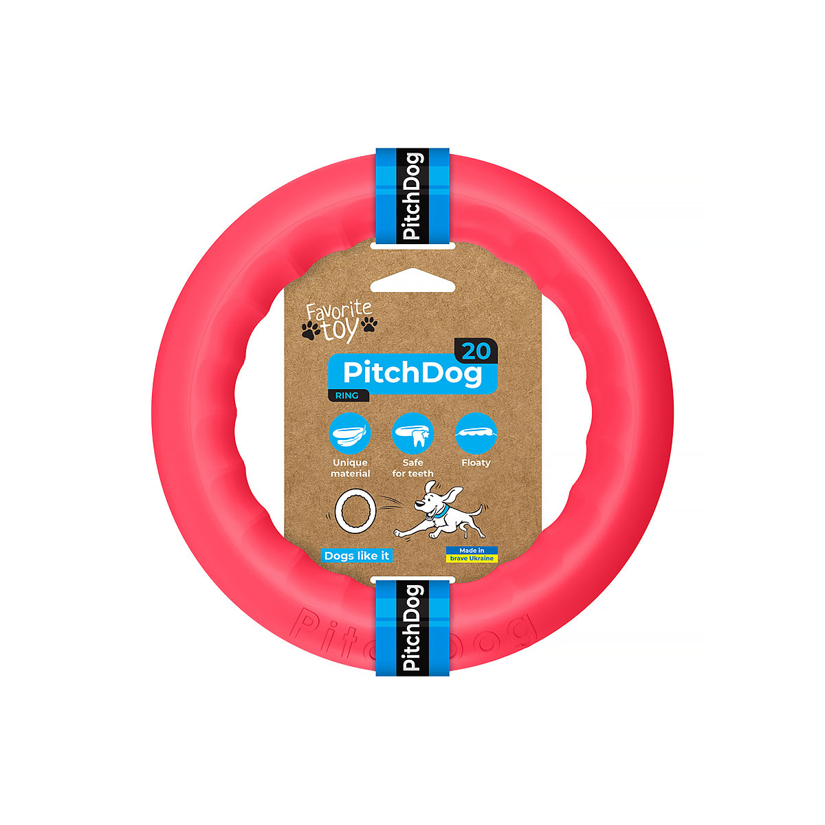 Obręcz PitchDog do aportowania 20 cm