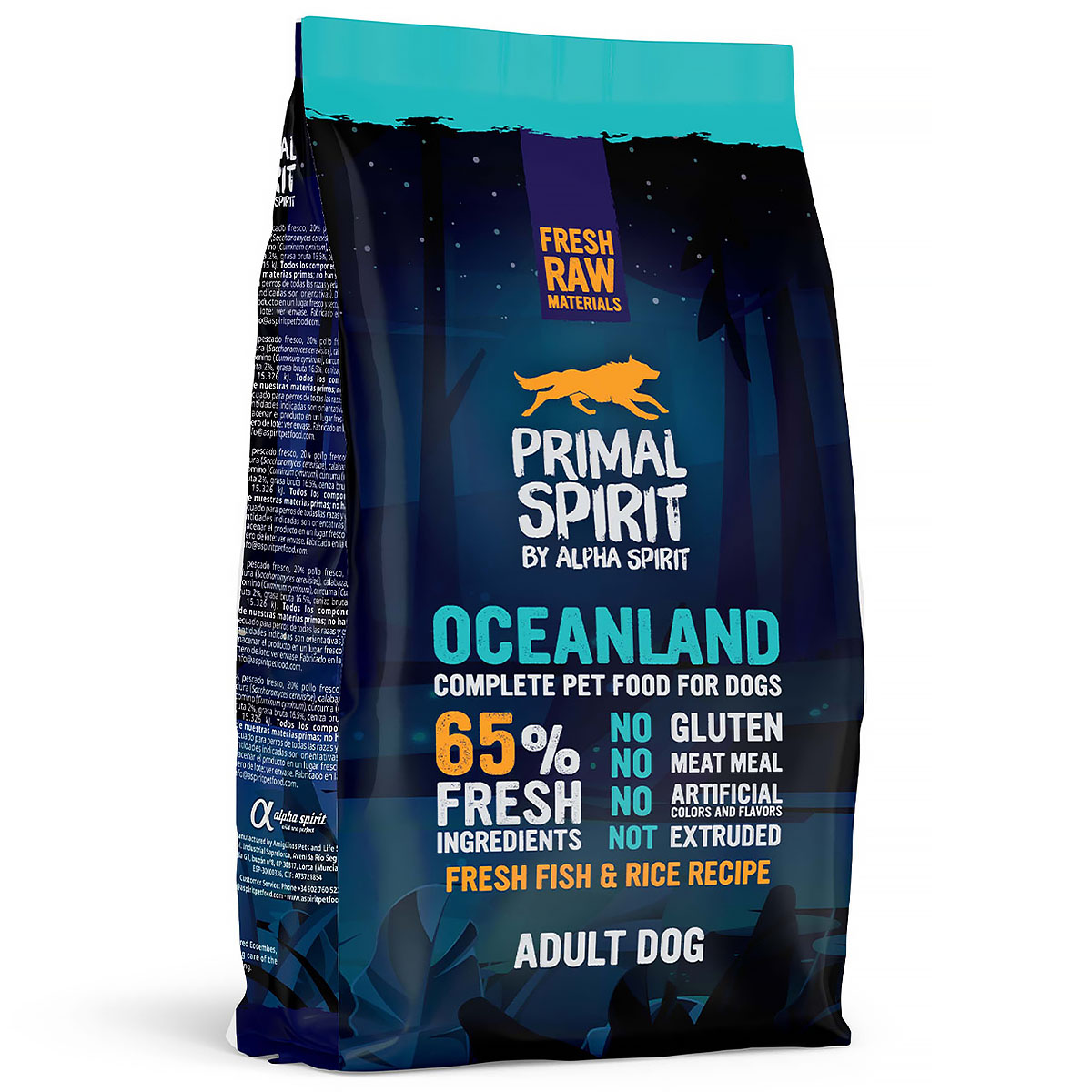 Sucha karma dla psa Primal Spirit z rybą 1 kg