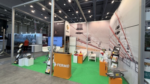 Stoisko wystawowe Fermo na targach branżowych Ferma 2026