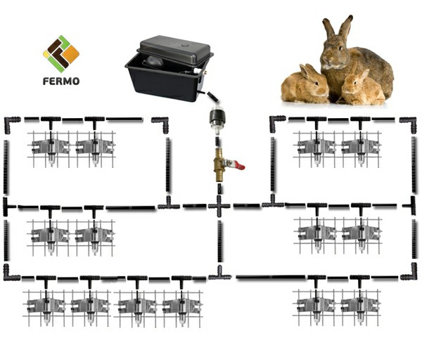 Projekt dużego systemu pojenia królików