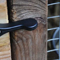 Zamykanie - klamra obrotowa do klatek hodowlanych