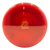 Żarówka promiennikowa podczerwona zbrojone szkło POWER Heat 100 W czerwona