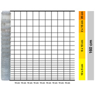 Siatka leśna zagęszczona dla drobiu i na zające 160/20/15 MEDIUM+ do ochrony sadów i pól 50 mb