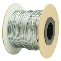 Linka stalowa 2 mm do budowy ogrodzeń elektrycznych - szpula 100 m