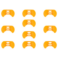 Osłonka nozdrzowa dla ptaków zaciskowa - tradycyjna z mocowaniem 10 szt.