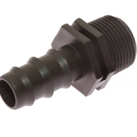 Łącznik do węża PE fi 20 mm na wtyk z wyjściem z GZ 3/4 cala