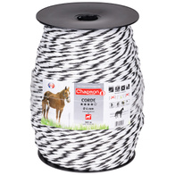 Lina do pastuchów CORDE bydło/konie 500m fi6mm white/black