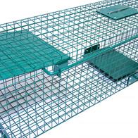 Żywołapka dwuwejściowa, skuteczna na kuny, wydry, łaski, szczury 125 cm