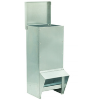 Karmidło metalowe z zasobnikiem 20 litrów