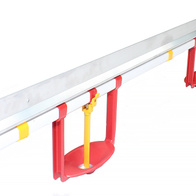 Linia systemu pojenia dla indyczek 4 poidła z wąskimi miseczkami - 3 m długości