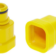 Łączenie regulatora ciśnienia z kwadratową rurą 28x28 mm w systemach pojenia