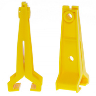 Uchwyt do podwieszania linii w systemach pojenia indyków