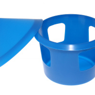 Poidło dla gołębi typ belgijski 1l kolor niebieski