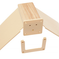 Siodełko spoczynkowe dla gołębi drewniane z mocowaniem