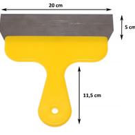 Skrobak do usuwania odchodów 20 cm szerokości