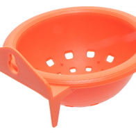 Gniazdo dla kanarków i papug z zaczepami do klatki pomarańczowe