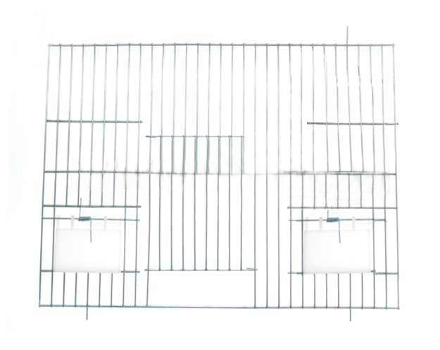 Front klatki dla kanarków i papug 40 x 30 cm - 2 x drzwiczki 2 x klapki