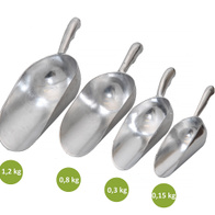 Szufelka na paszę aluminiowa 0,15kg