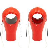 Kubek zsypowy linii poprzecznej fi 75 mm z zamknięciem do linii wzdłużnej systemu karmienia