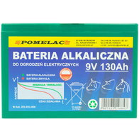 Bateria zasilająca do elektryzatora 9V 130 Ah alkaliczna