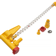 Zakończenie linii systemu pojenia odpowietrznik na rurę 22 x 22 mm i okrągły profil 26,7 mm