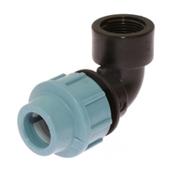 Łącznik kątowy kolanko do węża PE 20 mm - GW 3/4 cala