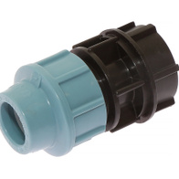 Łącznik prosty na wąż PE fi 20 mm do systemu pojenia GW 3/4 cala