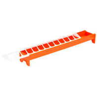 Karmidło korytkowe 75cm dla kurcząt i drobiu