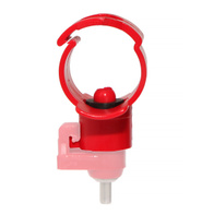 Siodełko zatrzaskowe na rurę okrągłą 26,5 mm do montażu nipla typu J