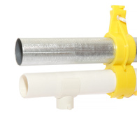 Siodełko klejone na rurę okrągłą 26,5 mm do montażu nipli J