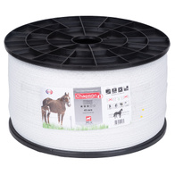 Biała taśma do pastucha RUBAN szerokość 40 mm rolka 500 m