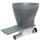Kołnierz zsypowy pod silos kompletny ze stali nierdzewnej + 1 wyjście fi 90 mm