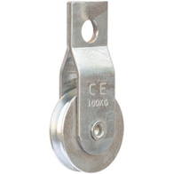 Bloczek 40 mm rozbieralny stalowe kółko do systemu podwieszania