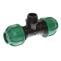 Trójnik złączka PE 2 x fi 25 mm + GZ 3/4 cala
