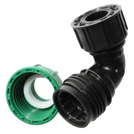 Kolano złączka PE fi 25 mm x GW 1 cal ze śrubunkiem