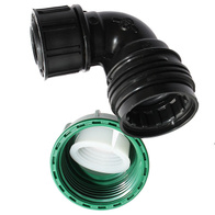 Kolano złączka kątowa PE fi 32 mm x GW 1 cal ze śrubunkiem