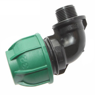 Kolano złączka kątowa  PE fi 32 mm x GZ 3/4 cala