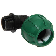 Kolano złączka kątowa PE fi 32 mm x GZ 1 cal