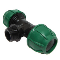 Trójnik złączka PE 2 x fi 32 mm + GZ 1 cal