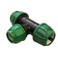 Trójnik redukcyjny PE 2 x 40 mm + 1 x 32 mm do systemów pojenia