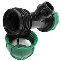 Trójnik złączka PE 2 x fi 32 mm + GZ 3/4 cala