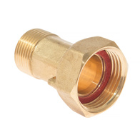 Śrubunek mosiężny do wodomierza 1 cal