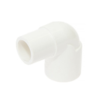 Kolanko nyplowe rury PVC 1/2 cala klejone 90 stopni KW/KZ