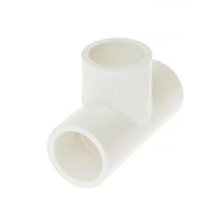 Trójnik rury PVC 1/2 cala klejony KW/KW/KW