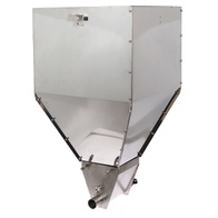 Kosz zasypowy kompletny ze stali nierdzewnej do linii wzdłużnej sytemu karmienia FERMO-INOX