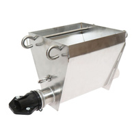 Jarzmo nierdzewne do kosza zasypowego linii wzdłużnej kompletne FERMO-INOX