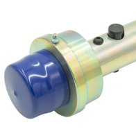 Wałek z łożyskiem mocujący spiralę w linii poprzecznej do jarzm ocynkowanych fi 90 mm