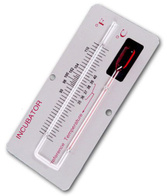 Termometr na płytce do montażu w aparatach lęgowych