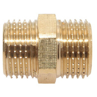 Nypel łącznik mosiężny 2 x GZ 1/2 cala